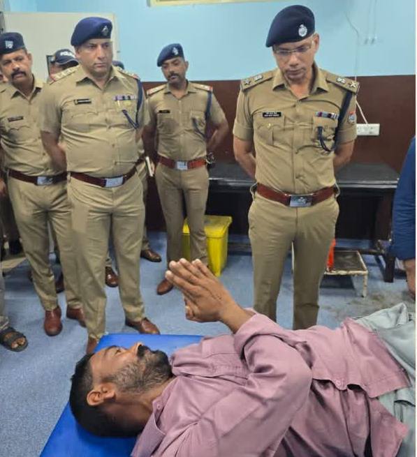 सितारगंज: जंगल की ओर भागते समय पुलिस ने आरोपी को किया गिरफ्तार